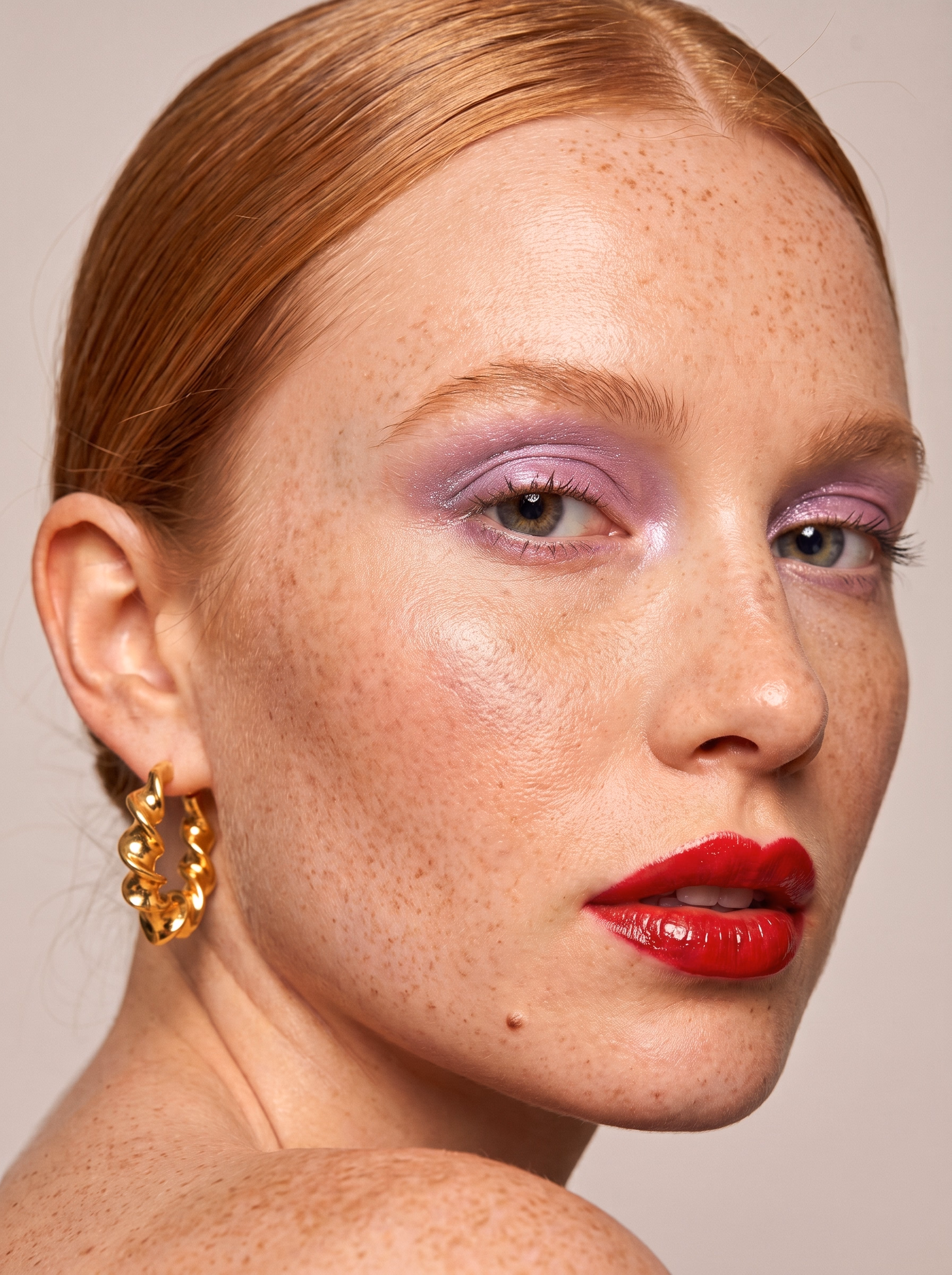 Model Wearing Jewelry In Studio 3 — AI Photo Studio production preview