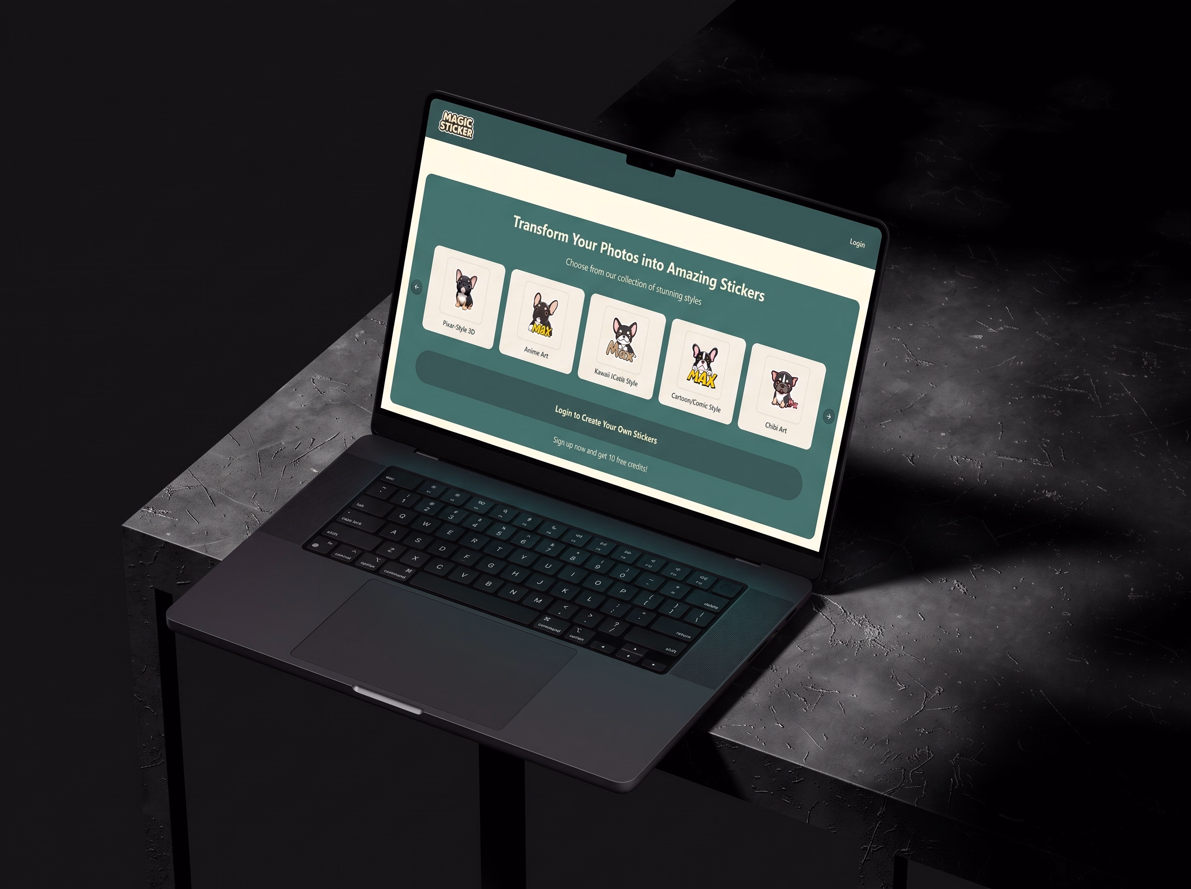 MagicSticker Case Study Preview